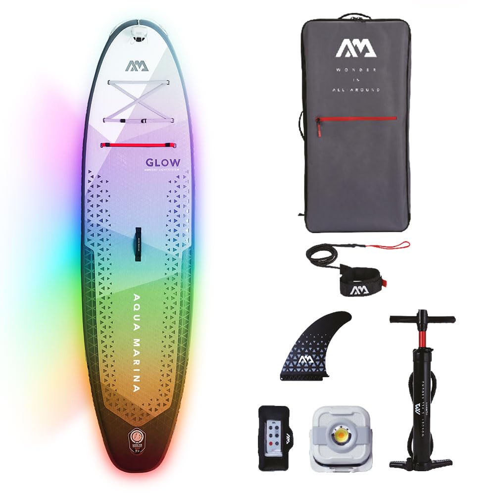 Amazon.com : Aqua Marina Glow 10' 4'' Inflatable Stand Up Paddle
